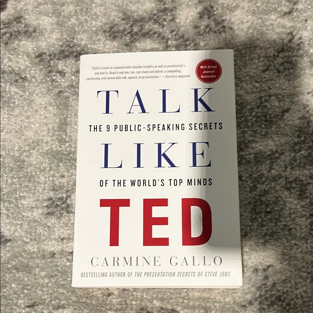 Talk Like TED Book